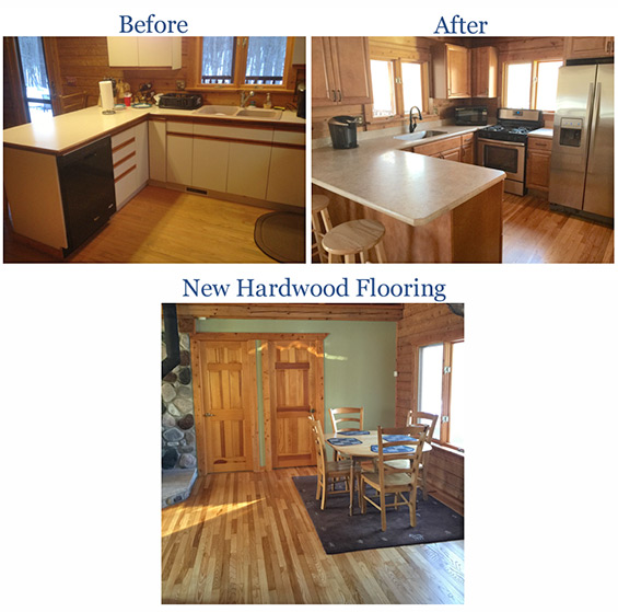 Before and After Remodel